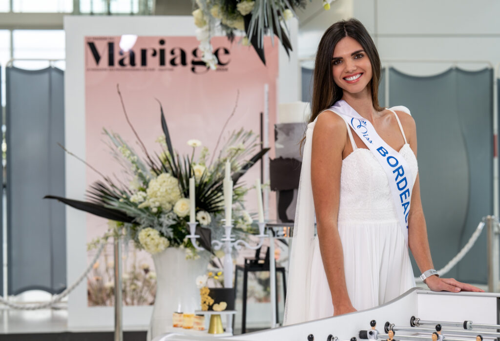 Miss Bordeaux 2024 au salon du mariage